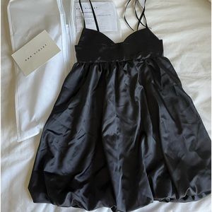 par violet silk dress